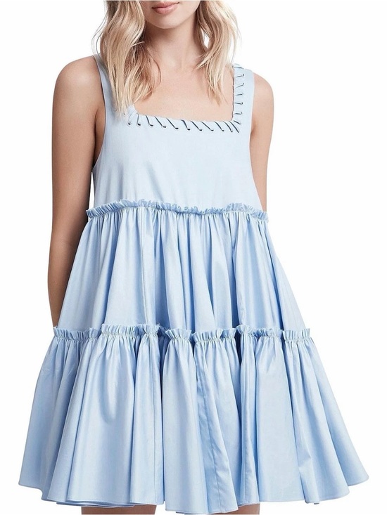 Aje Dresses & Skirts - Aje Hushed Mini Dress Sky, size 14
